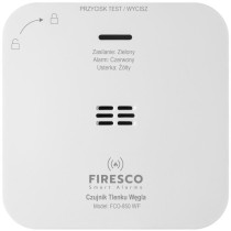 Czujnik czadu firesco fco-850 wf z wifi aplikacja tuya