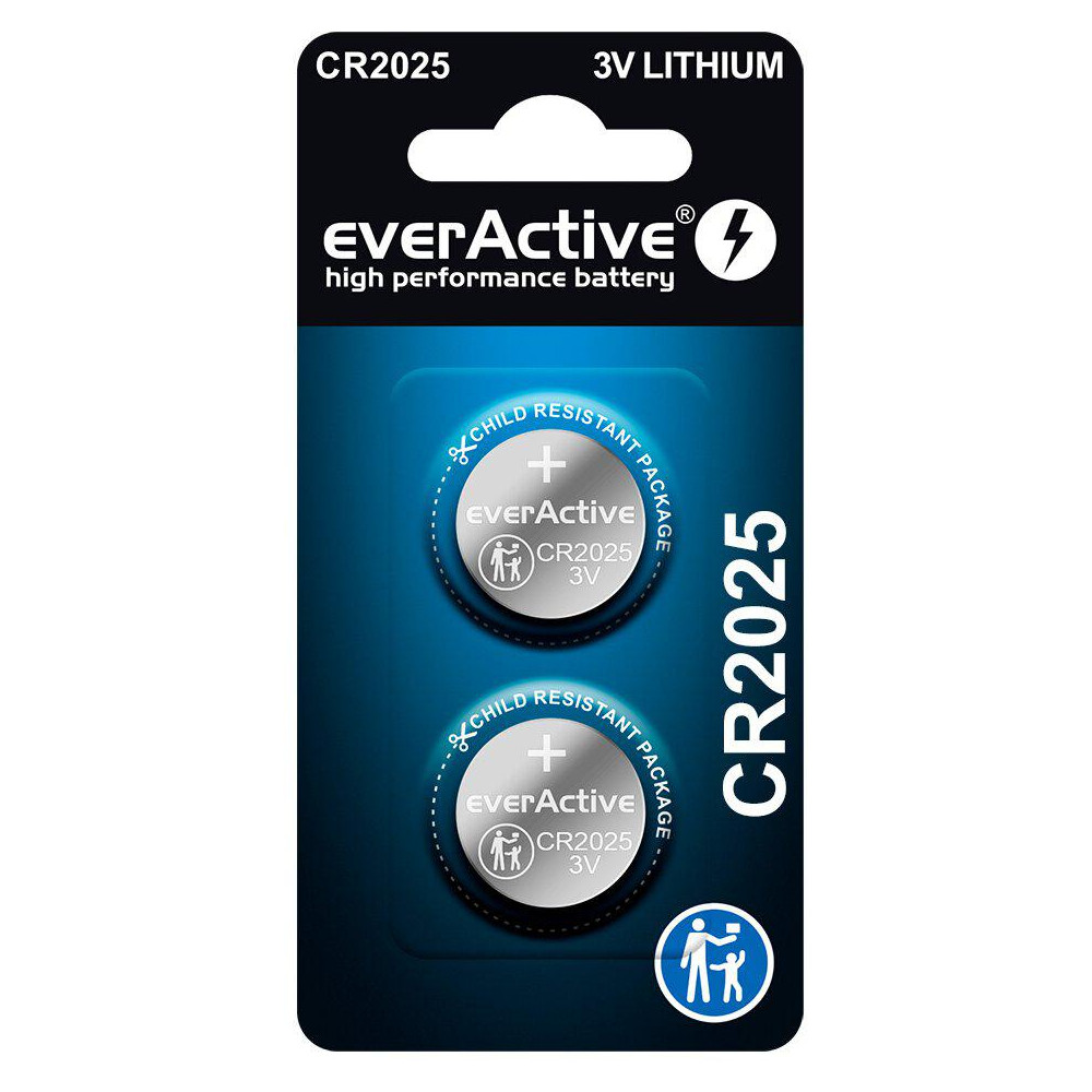 Bateria cr2025 everactive (blister 2 szt.)