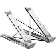 Unitek podstawka regulowana pod laptop z hubem/hdmi/pd/sd