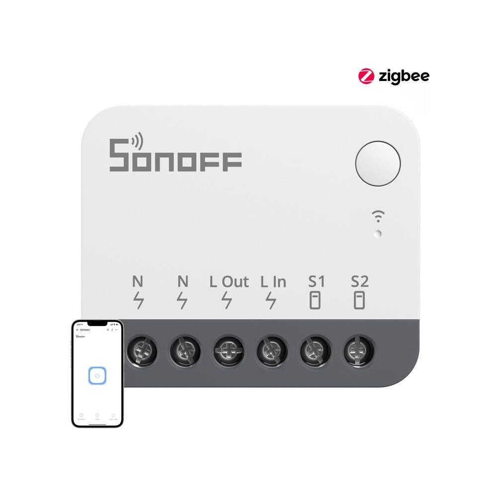 Inteligentny mini przełącznik zigbee sonoff zbminir2
