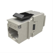 Moduł keystone szybkozaciskowy narzędziowy solarix cat.6 stp rj45 srebrny