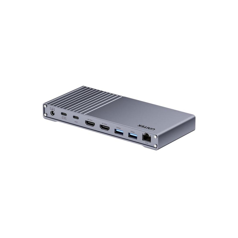 Unitek potrójna stacja dokująca usb4 40gb/s,zasilacz 120w