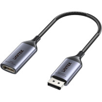 Adapter unitek przejściówka z displayport 1.4 na hdmi 2.1, 8k60hz