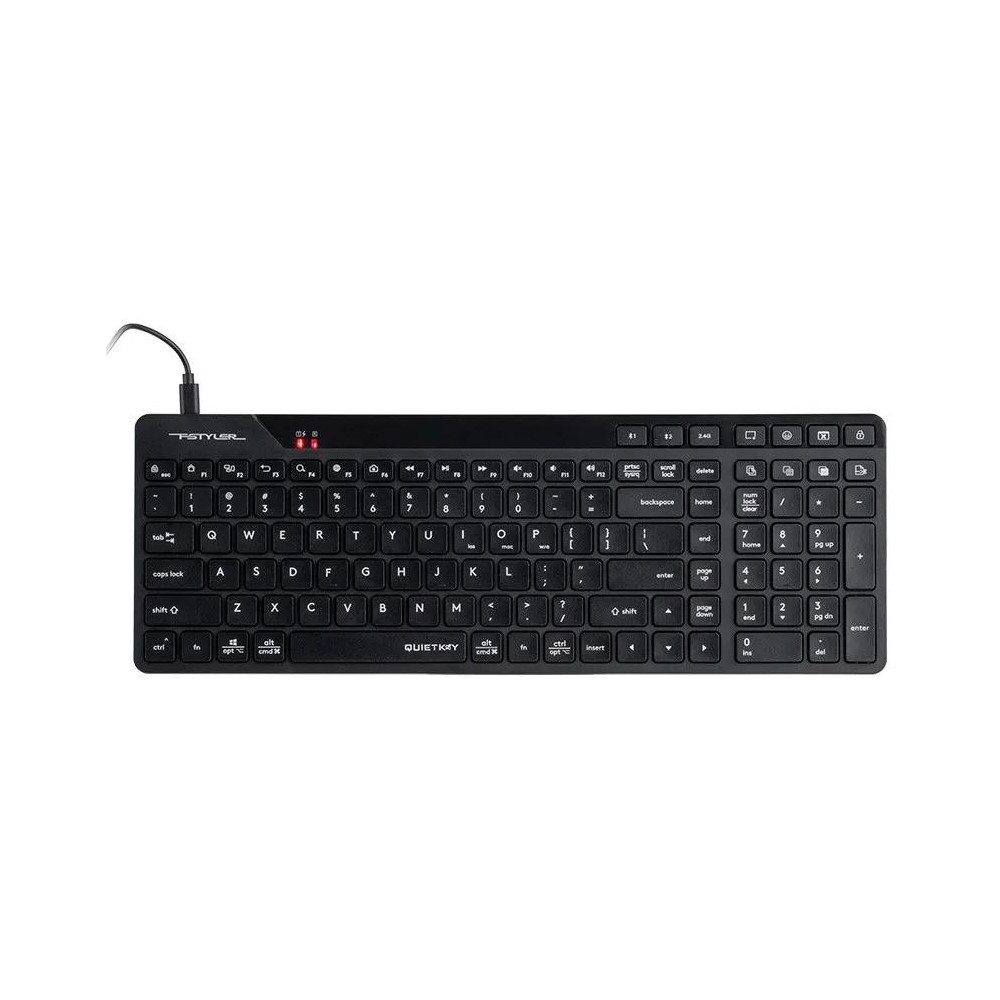Klawiatura przewodowa a4tech fstyler fbk27cas czarny