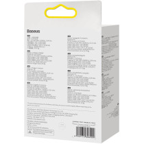 Ładowarka sieciowa baseus compact charger ccxj010201 10.5w 2x usb-a czarna