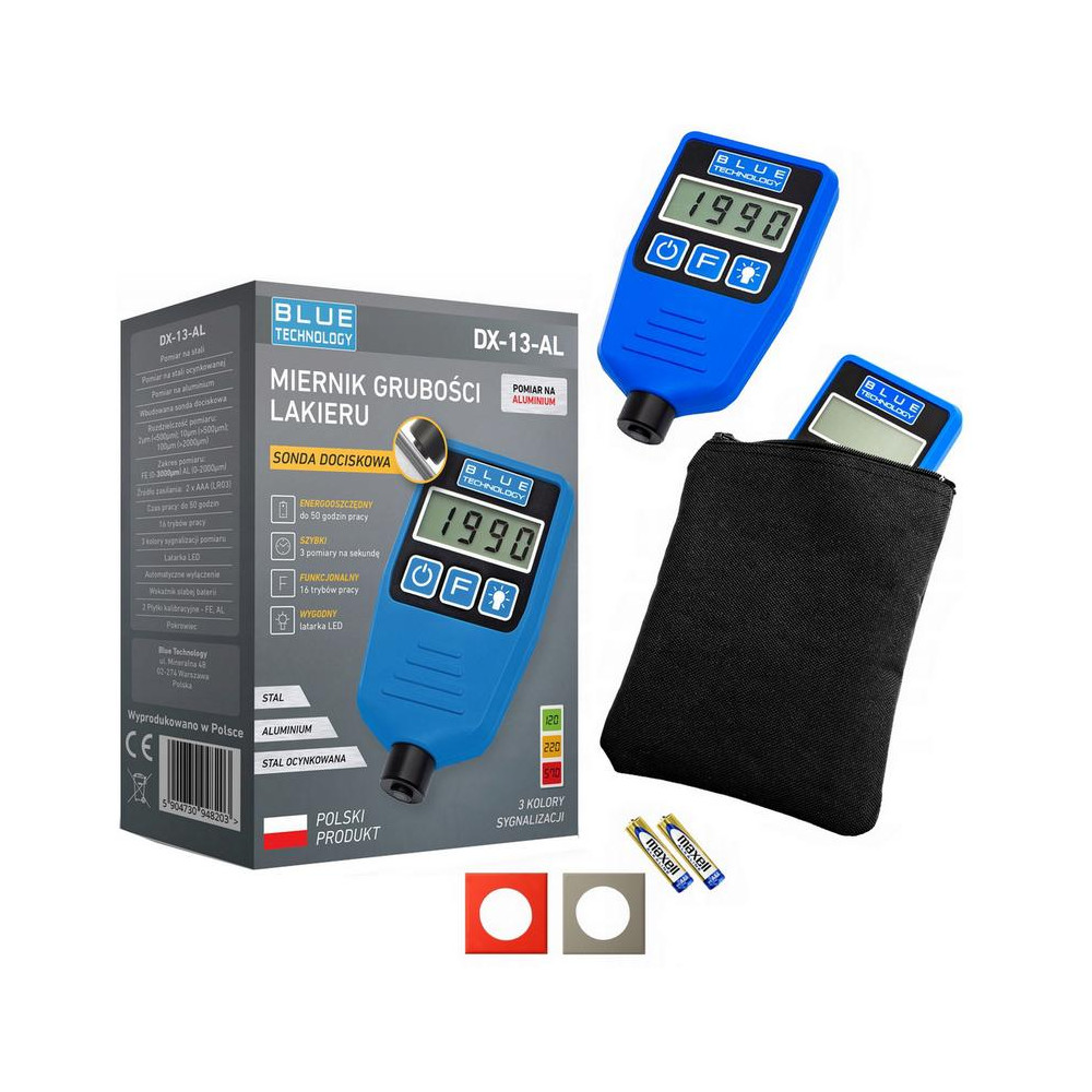 Miernik grubości lakieru blue technology dx-13-al