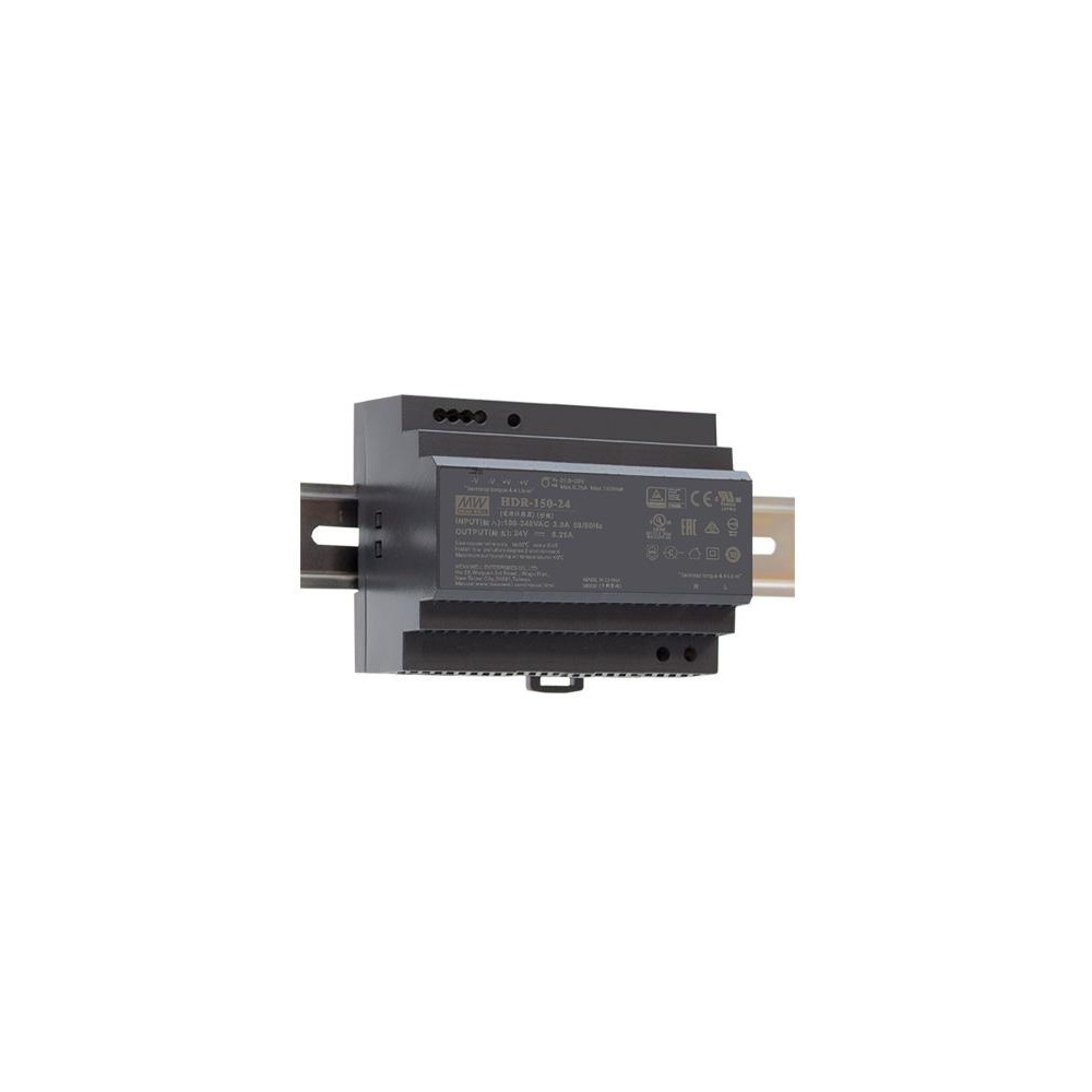 Zasilacz impulsowy na szynę din mean well hdr-150-12 12v/150w/11.3a