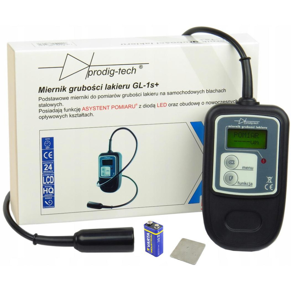 Miernik grubości lakieru prodig-tech gl-1s+ fe