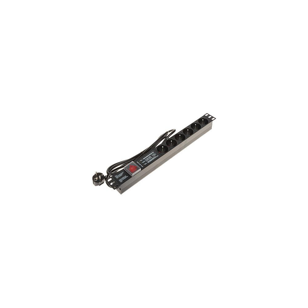 Listwa zasilająca 6 gniazd pd-6/r-spd-3l