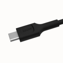 Kabel usb-c / usb-c greencell powerflex 200cm pd 100w czarny silikonowy
