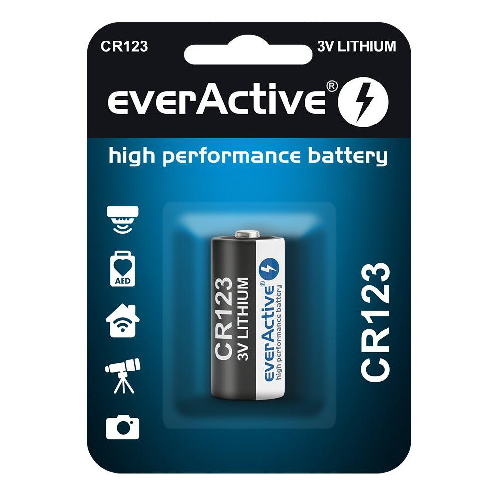 Bateria cr123 everactive (blister 1 szt.)
