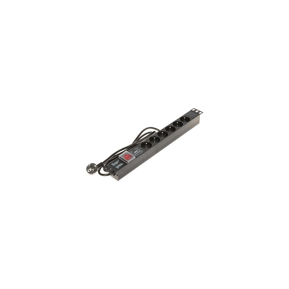 Listwa zasilająca 6 gniazd pd-6/r-spd-1l
