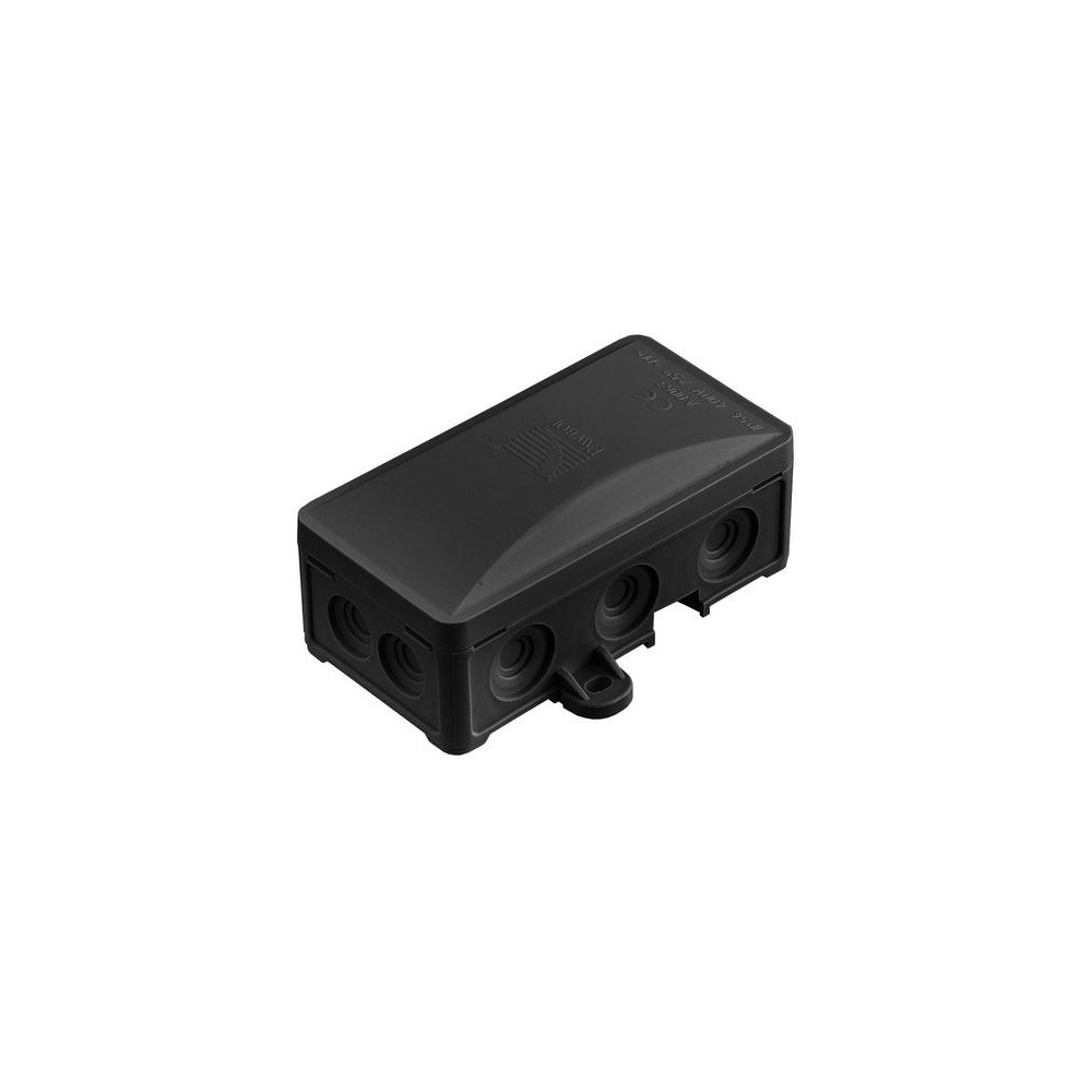 Puszka instalacyjna natynkowa 72x95x40mm ip54 czarna pawbol a.0063c