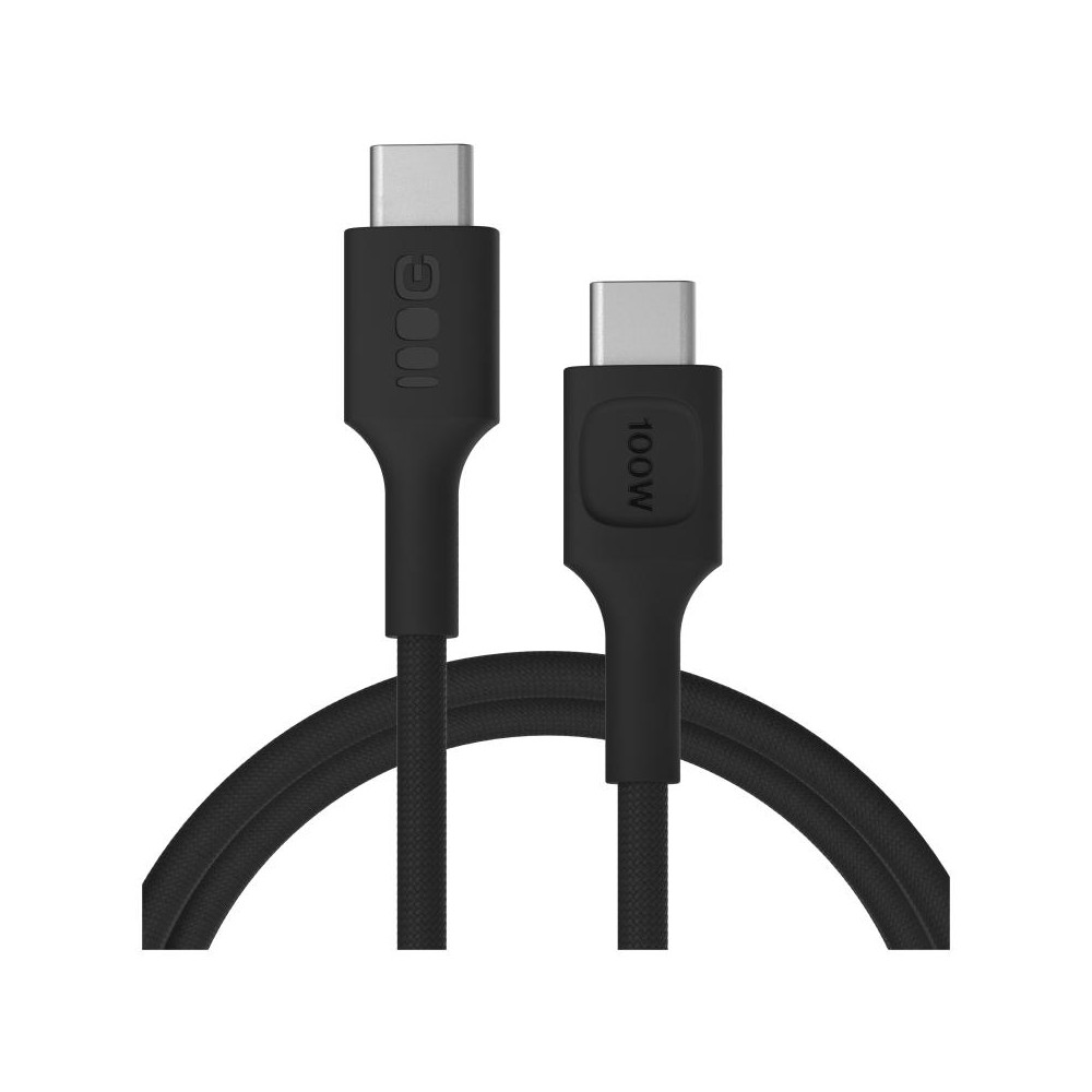 Kabel usb-c / usb-c greencell powerstream 120cm pd 100w czarny w oplocie