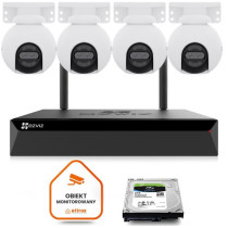 Zestaw do monitoringu wi-fi ezviz 4x h80x dual 4k 8mp+2mp 4mm