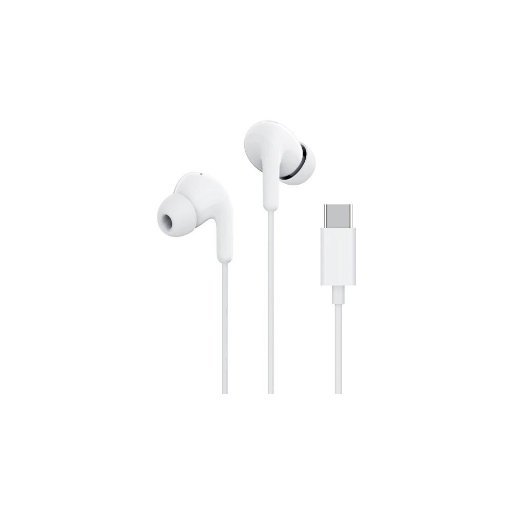 Słuchawki xiaomi type-c earphones białe z mikrofonem hd
