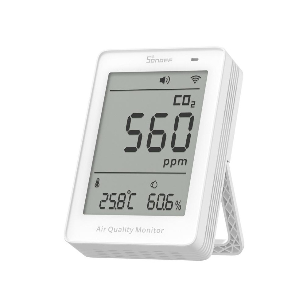Miernik jakości powietrza wifi lcd sonoff airguard co2 sawf-08p
