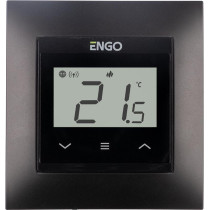 Engo controls e55-b - internetowy, podtynkowy regulator temperatury do ramki 55x55, wi-f