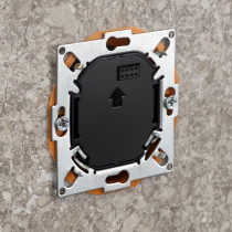 Engo controls e55-b - internetowy, podtynkowy regulator temperatury do ramki 55x55, wi-f