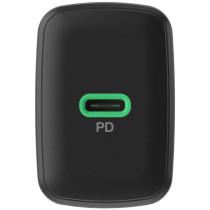 Ładowarka sieciowa greencell powersource solo30 30w 1xusb-c pd 3.0 qc 4.0+ czarna