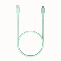 Kabel usb-c / usb-c greencell powerflex 30cm pd 100w zielony silikonowy