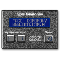 Aco Cdn-230E Gr Elektroniczny Spis Lokatorów Grafit