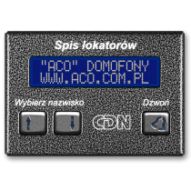 Aco Cdn-230E St Elektroniczny Spis Lokatorów Stal
