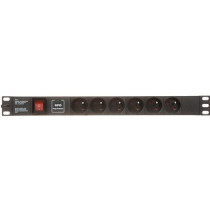 Listwa zasilająca 6 gniazd pd-6/r-spd-1l
