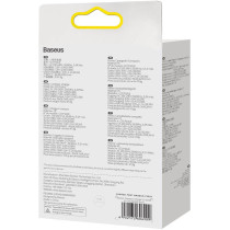 Ładowarka sieciowa baseus compact charger ccxj010201 10.5w 2x usb-a czarna