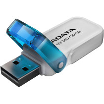 Adata pendrive uv240 32gb usb 2.0 biały
