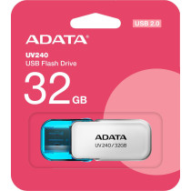 Adata pendrive uv240 32gb usb 2.0 biały