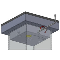 Lampa oświetleniowo-ostrzegawcza led proxima słupkowa 12-230v ac/dc
