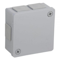 Puszka natynkowa pusta 6 wlotów viplast vp-22 szara ip55 86x86x40mm 022-03