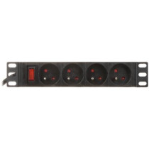 Listwa zasilająca 4 gniazda pd-4/r10