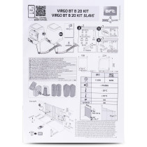 Zestaw bft virgo smart bt b20 kit do bram dwuskrzydłowych