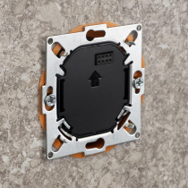 Engo controls e55-b - internetowy, podtynkowy regulator temperatury do ramki 55x55, wi-f