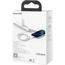 Kabel usb-c / lightning iphone baseus superior catlys-a02 1m 20w pd quick charging biały premium