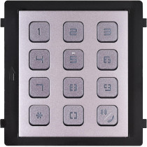 Wideodomofon hikvision ds-kis704ey-acw2/aluminium