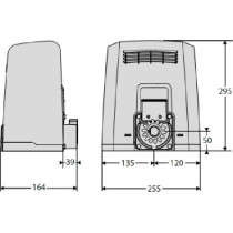Zestaw bft deimos ultra bt b600 ee kit do 600kg bram przesuwnych