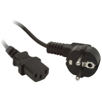 Kabel zasilający cee 7/7 iec 320 c13 1.8m wtyczka kątowa lanberg