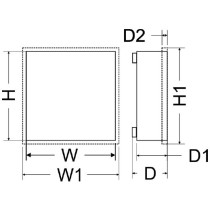 Obudowa alarmowa pulsar awo000/ca-4,5,6