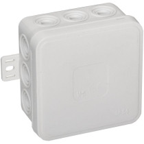 Puszka natynkowa pusta 12 wlotów viplast v5 klik biała ip54 75x75x41mm 035-01