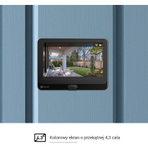 Bezprzewodowy wizjer do drzwi ezviz hp2 2mp