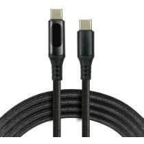 Kabel usb-c / usb-c lcd everactive cbb-3pdl 300cm 20v 2,25a 45w