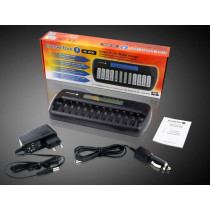 Ładowarka do 12 akumulatorków aa / aaa everactive nc-1200