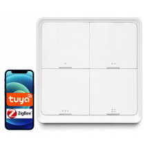 Pilot przycisk zigbee tuya sc04 smart 4 kanały 12 scen