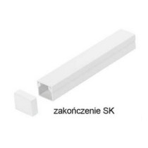 Osprzęt do listew elektroinstalacyjnych, zakończenie biały sk 20x14 (1szt.)