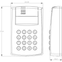 Kontroler dostępu roger pr602lcd-dt-i