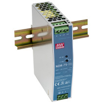 Zasilacz impulsowy na szynę din mean well ndr-75-48 48v/75w/1.6a