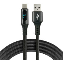 Kabel usb-a / usb-c lcd everactive cbb-2cbl 200cm 3a
